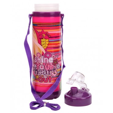 Barbie Double Walled Water Bottle, Pink Purple